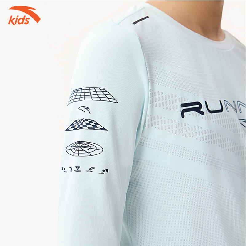 Mô tả Áo thun dài tay bé trai Running Anta Kids W352335433 - 5