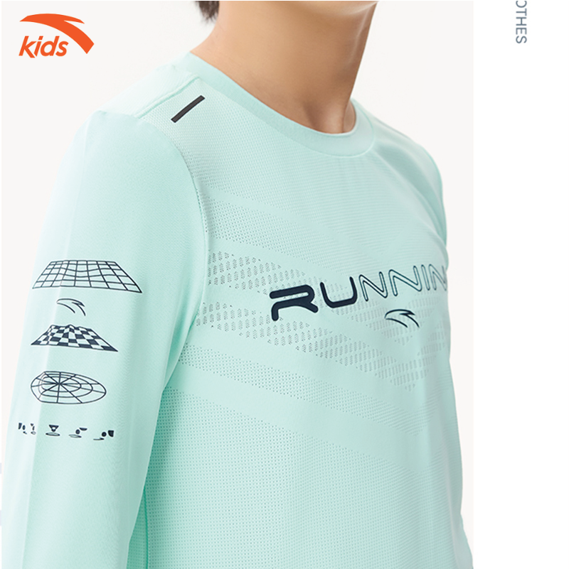 Mô tả Áo thun dài tay bé trai Running Anta Kids W352335433 - 7