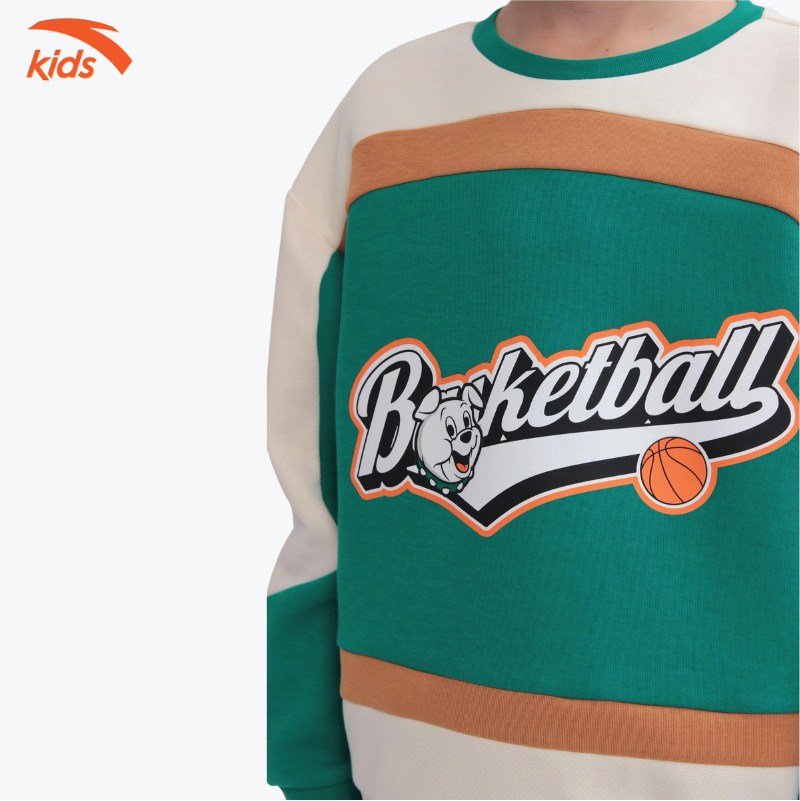 Mô tả Áo sweater thời trang bé trai Basketball-KT Anta Kids W352349755B - 5