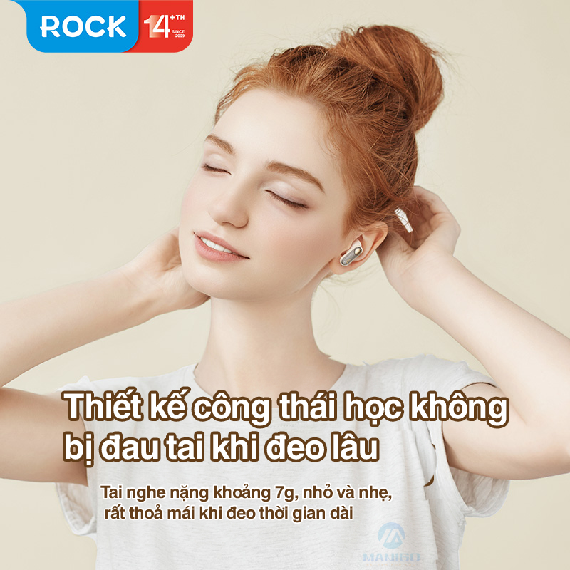 Mô tả Tai nghe bluetooth không dây nhét tai  TWS Rockspace Retro Mix Tape nghe nhạc lên đến 20h BH 1 năm - 4