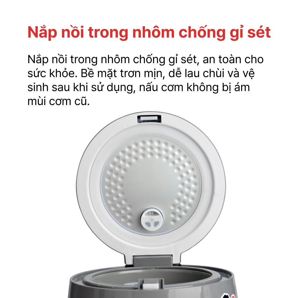 Mô tả NỒI CƠM ĐIỆN NẮP GÀI 0.8L HAPPYCOOK, HCJ-080G - 4