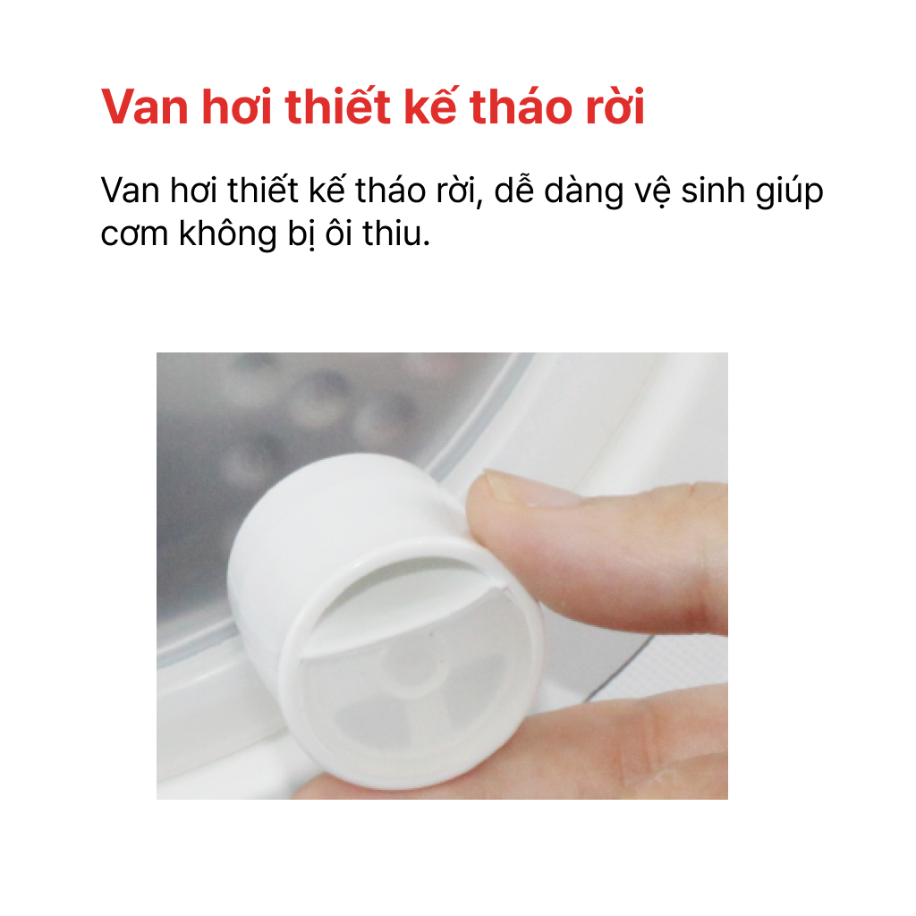 Mô tả NỒI CƠM ĐIỆN NẮP GÀI 0.8L HAPPYCOOK, HCJ-080G - 7