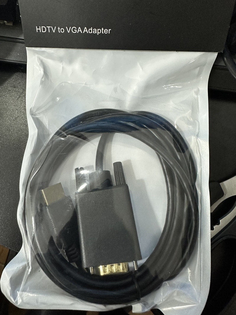 Dây chuyển đổi HDMI to VGA. Cáp chuyển từ hdmi sang Vga dài khoảng 1.3m ...