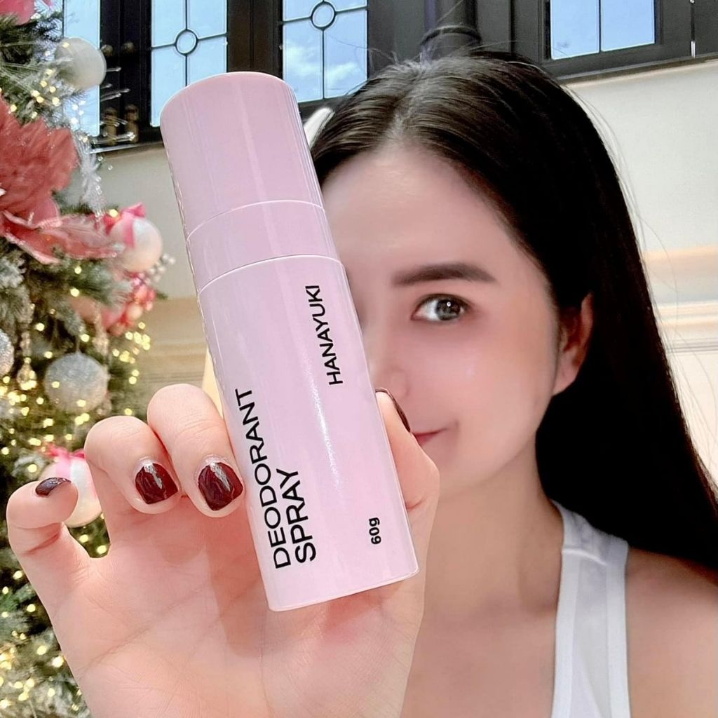 Mô tả Xịt Khử Mùi Hanayuki Deodorant Spray Chính Hãng, Xịt Thơm Cơ Thể Giúp Khử Mùi Giảm Tiết Mồ Hôi 60g - 5