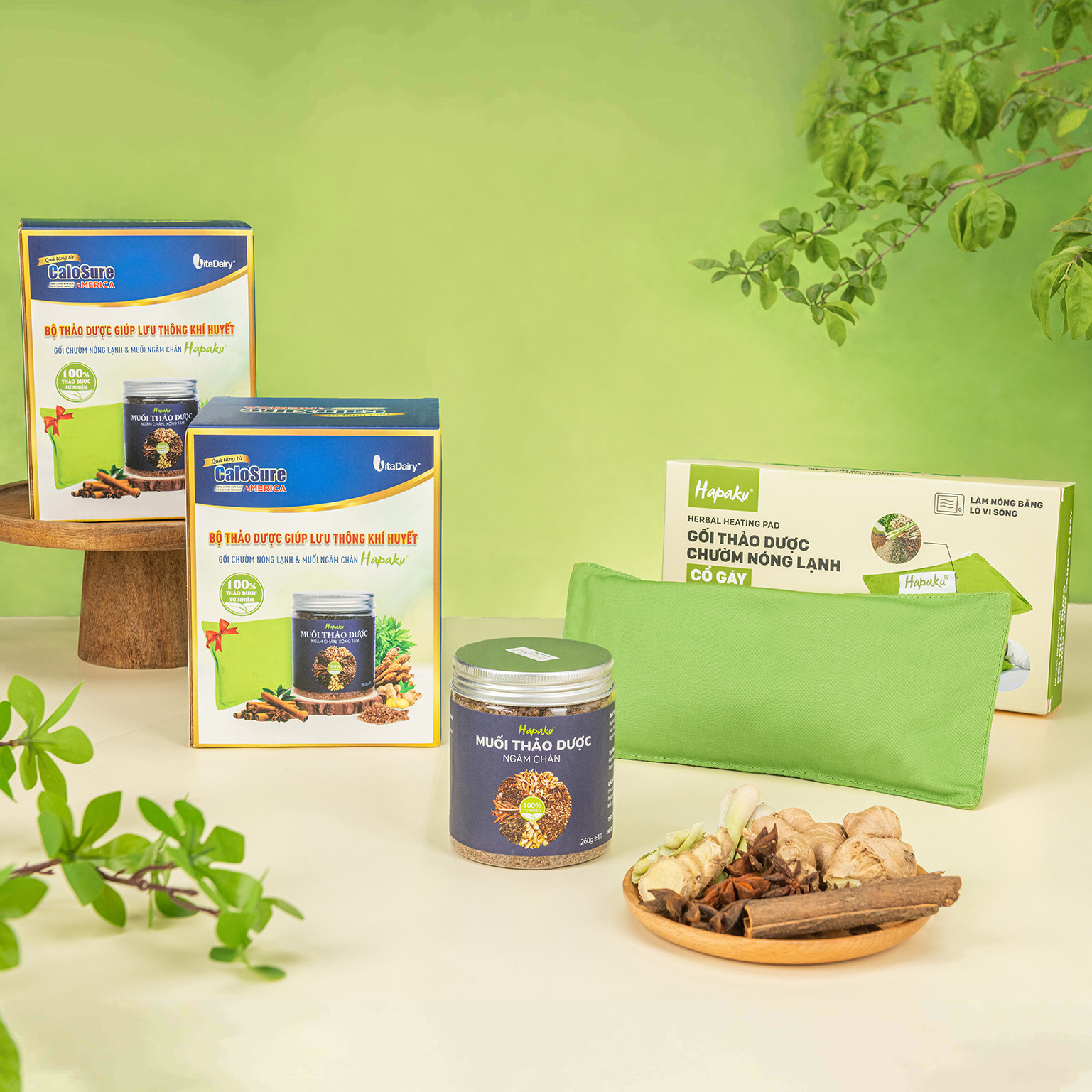 Mô tả Muối Ngâm Chân Thảo Dược HAPAKU 450g, Giảm Nhức Mỏi Tê Lạnh Bàn Chân, Thư Giãn Ngủ Ngon - 2