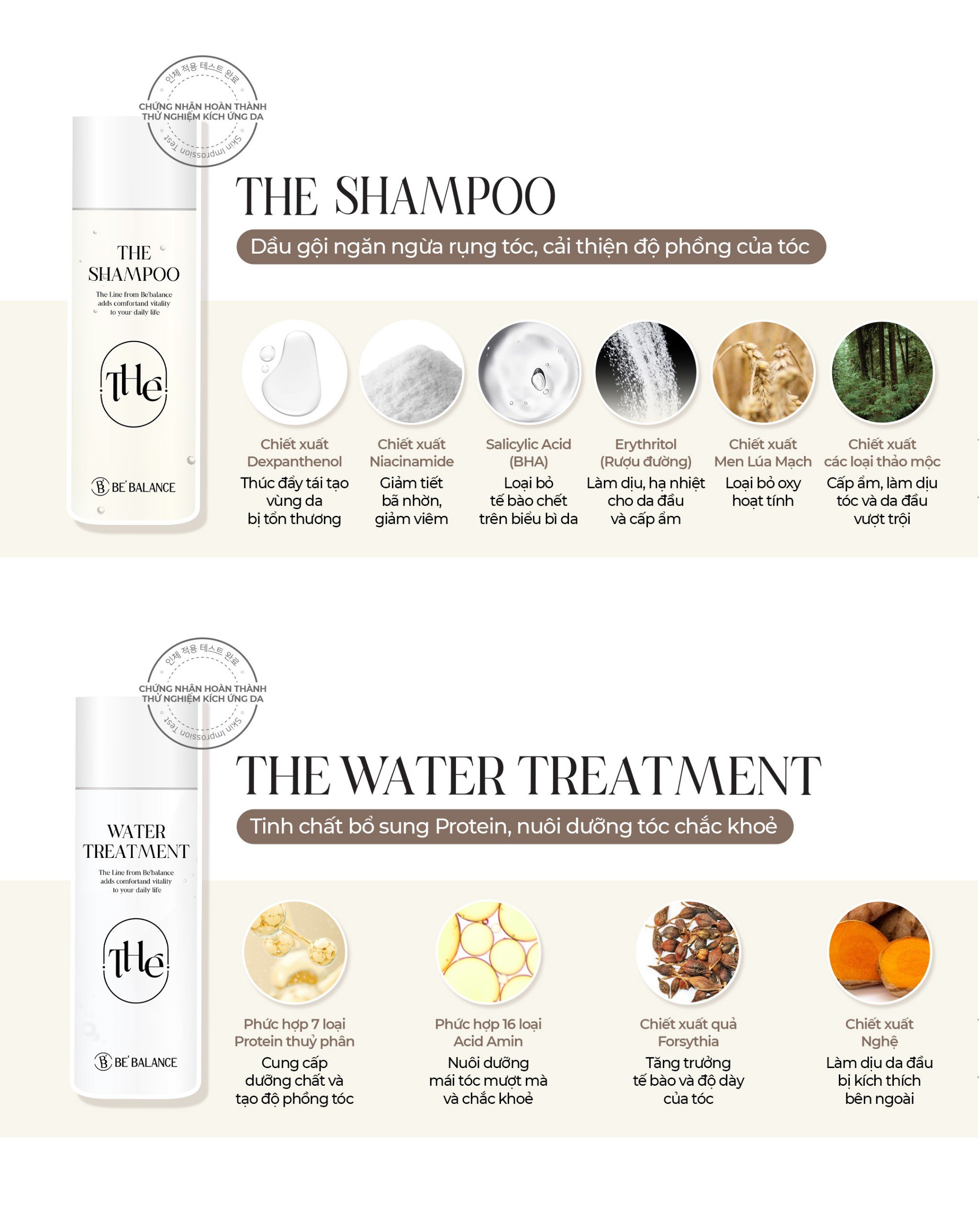 Mô tả Bộ 4 Sản Phẩm Be'Balance TRAVEL KIT giúp Chăm Sóc Cơ Thể và Chăm Sóc Tóc 30ml - 2