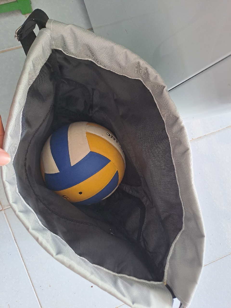 Mô tả Balo rút TROY RT001 phối đáy tròn dây đeo bản lớn - 6