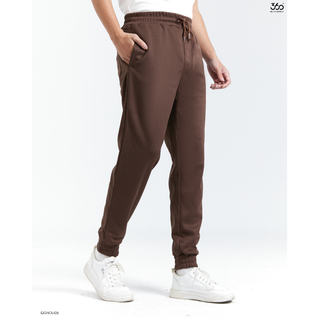 Mô tả Quần nỉ nam mùa đông jogger cạp chun dây rút 360 Boutique bộ nỉ nam thể thao thu đông chất liệu texture - QGNOL426 - 2