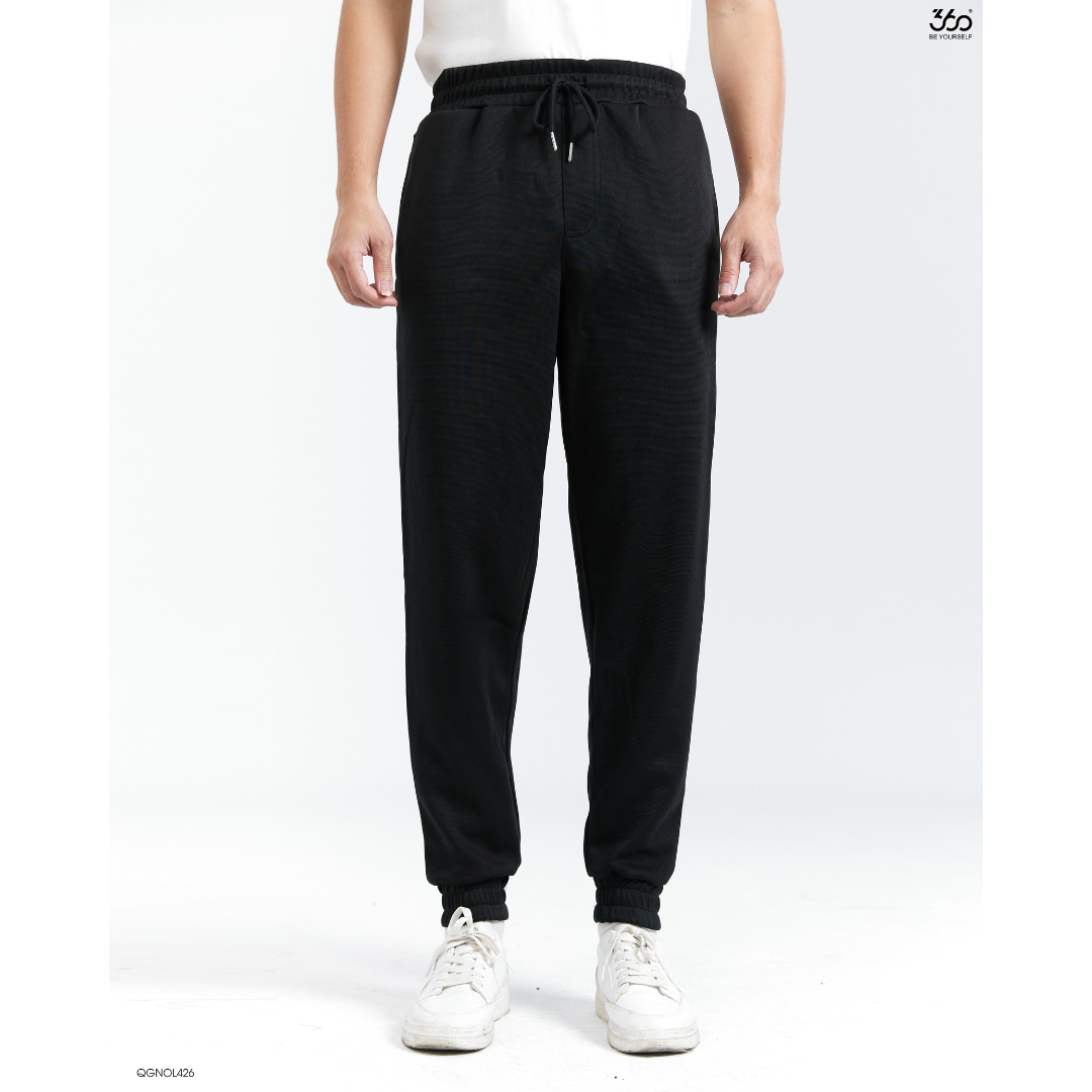 Mô tả Quần nỉ nam mùa đông jogger cạp chun dây rút 360 Boutique bộ nỉ nam thể thao thu đông chất liệu texture - QGNOL426 - 3