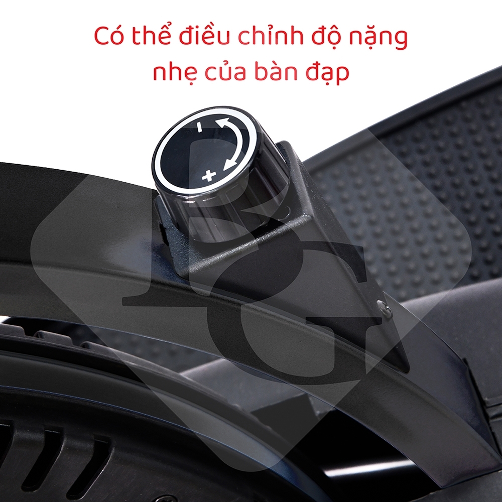 Mô tả BG Xe đạp tập thể dục kết hợp tay chân có tay cầm cảm ứng nhịp đập và tựa lưng - 4