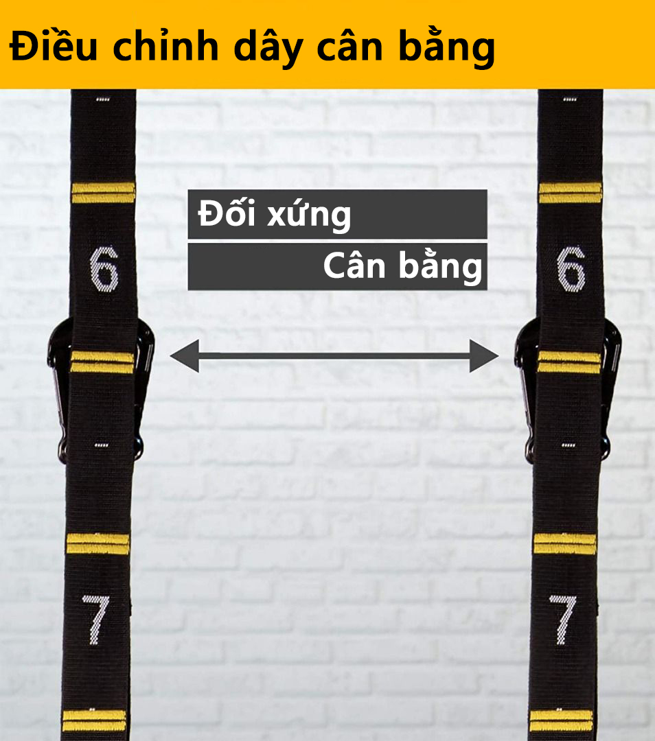 Mô tả Vòng Treo Tập Gym Cleacco – Gymnastic Rings Có Vạch Đo, Khóa Cài Chắc, Dụng Cụ Tập Thể Lực Tại Nhà ,bảo hành chính hãng - 5