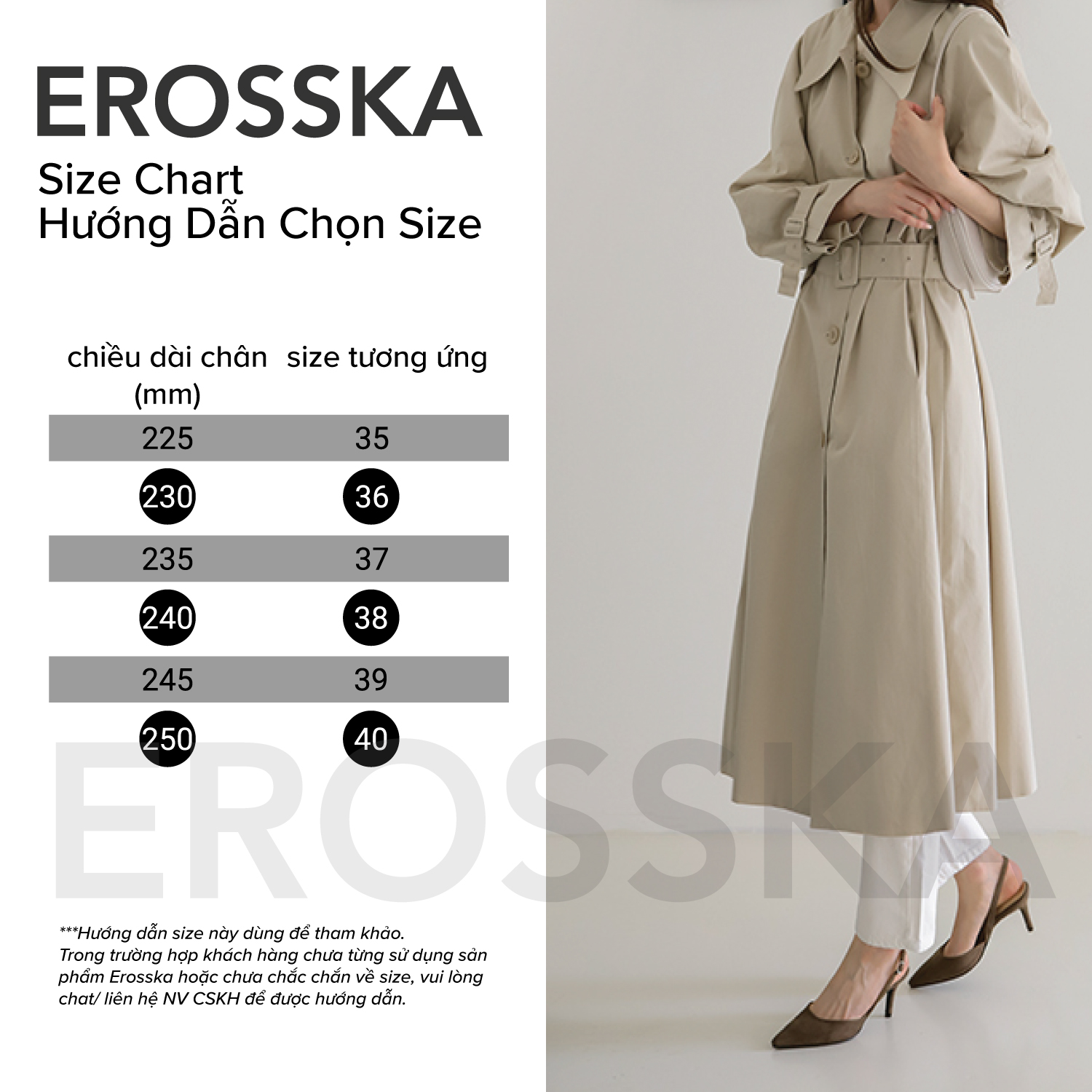 Mô tả Erosska - Giày sandal nữ đế xuồng phối dây quai mảnh thiết kế basic màu nude cao 6cm - SB014 - 6