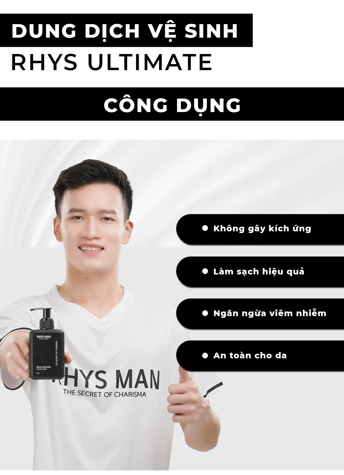 Mô tả Quà tặng khách hàng thân thiết - Dung dịch vệ sinh nam giới Rhys Ultimate - 1