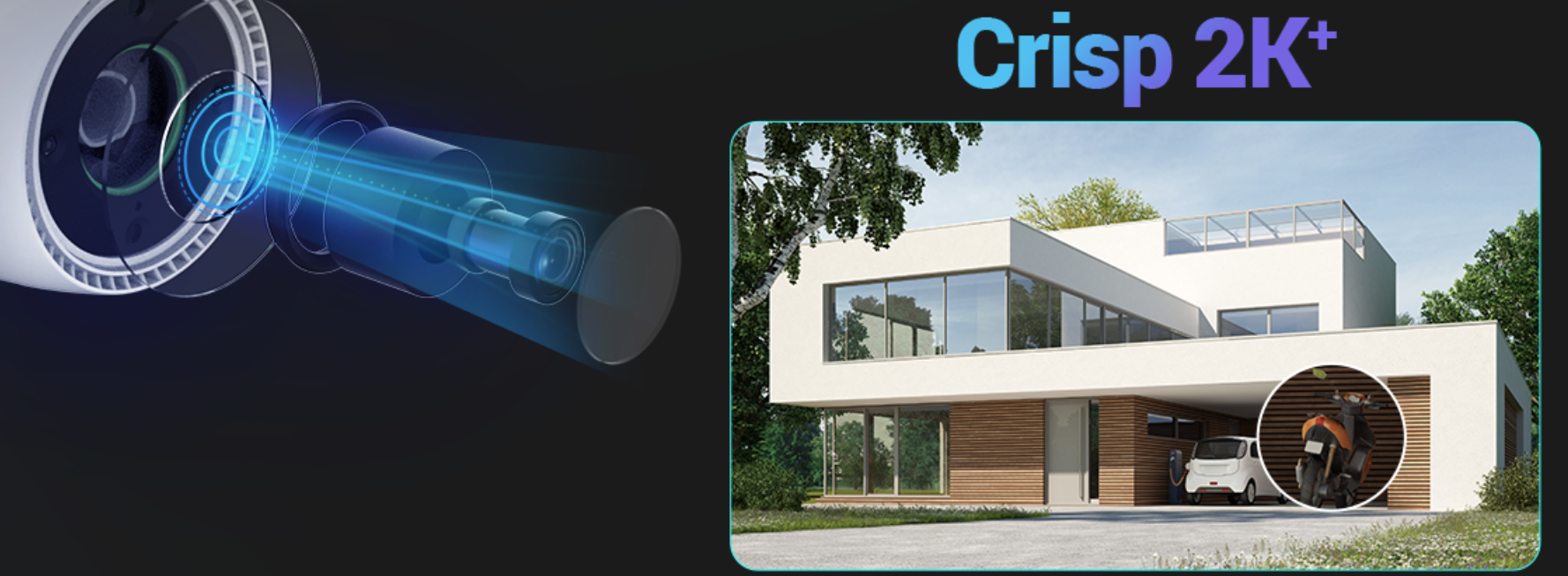 Mô tả camera wifi không dây ezviz H3c 2K+ 4Megapixel có màu ban đêm , đàm thoại 2 chiều phát AI phát hiện chuyển động - 1