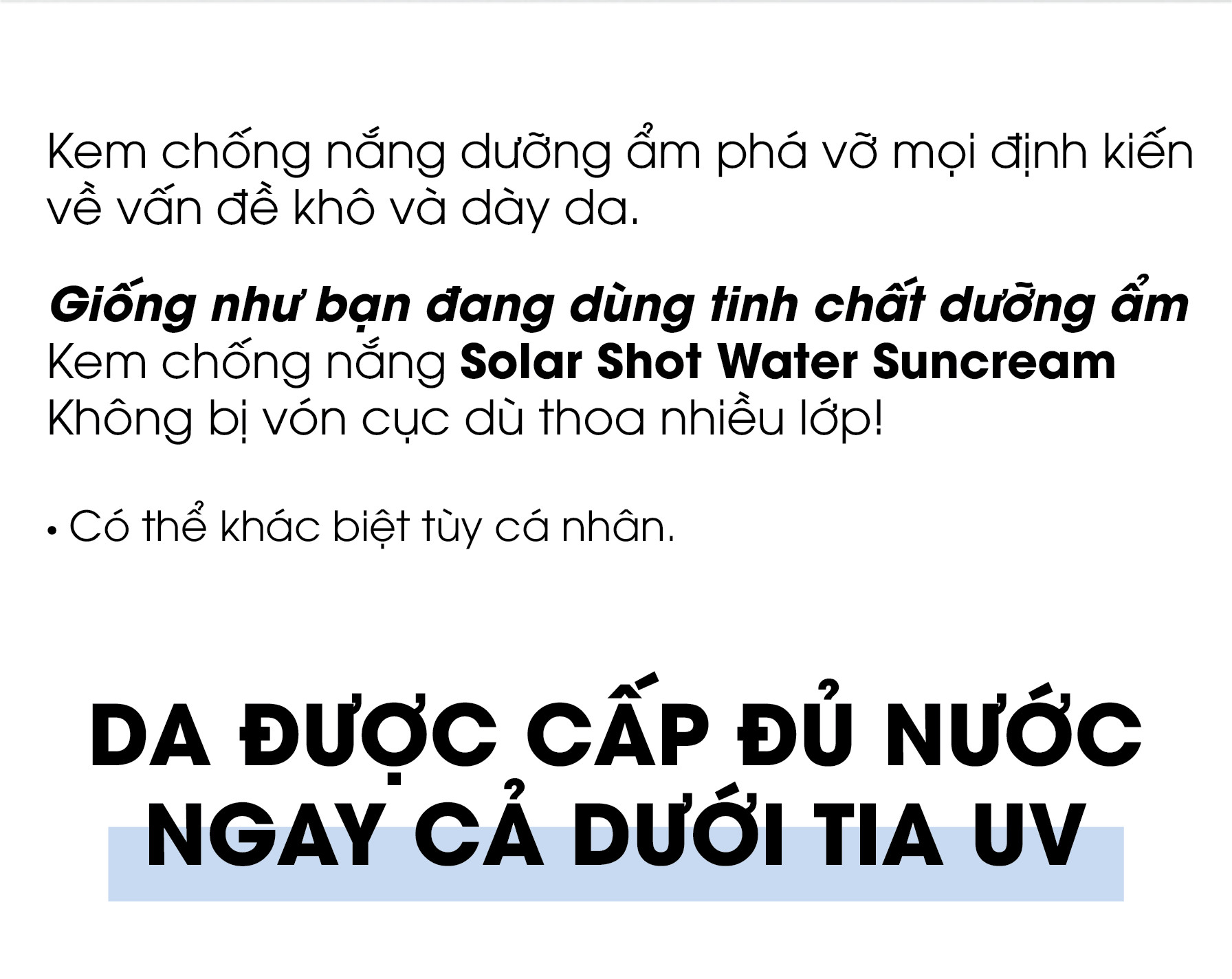 Mô tả Kem Chống Nắng Dưỡng Ẩm Ample:n Solar Shot Water Suncream 40ML - 3