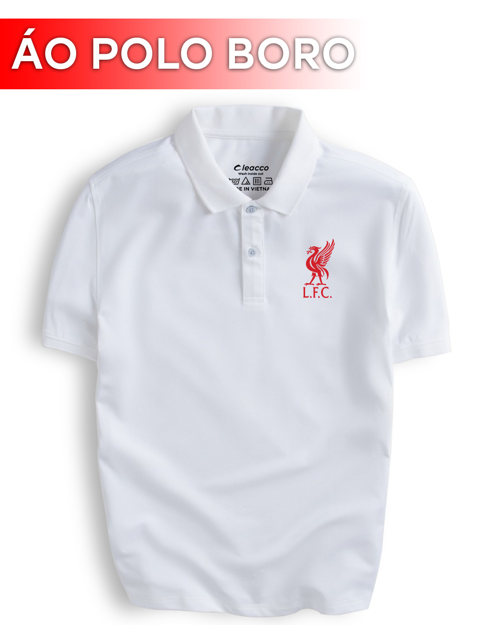 Mô tả Áo Polo Nam Siêu Ưu Đãi Áo Thun Polo Cổ Bẻ Chất Liệu Vải Poly Thái Giữ Form Dáng Cleacco Liverpool Boro Sport - 1