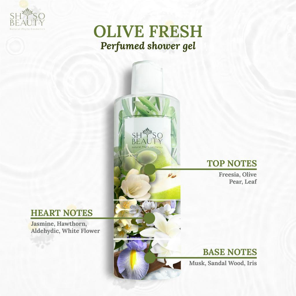 Mô tả Sữa Tắm Nước Hoa Anh Quốc SHSO Beauty Olive Fresh Chai 500ml - NPC PHAR - 1