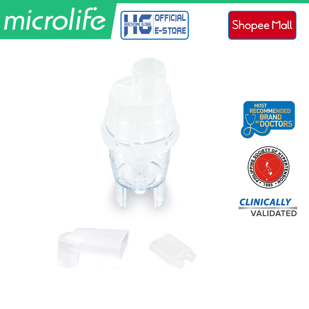 Mô tả Bầu Xông Dùng Cho Máy Xông Khí Dung Microlife NEB210 | Hàng Chính Hãng - 1