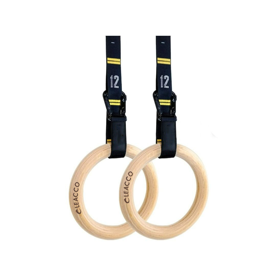 Mô tả Vòng Treo Xà Bảo Hành 12 Tháng Vòng Tập Gymnastic Rings Dây Có Vạch Đo Khóa Cài Chắc Chắn Cleacco VTX2 Boro Sport - 2