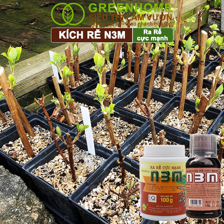 N3M kích rễ tơ phát triển mạnh