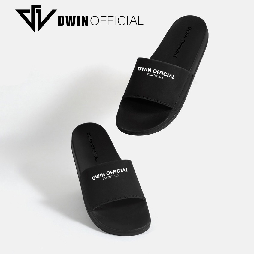 Mô tả Dép quai ngang nam nữ slipper DWIN đen fullbox local brand 1.0 - 7