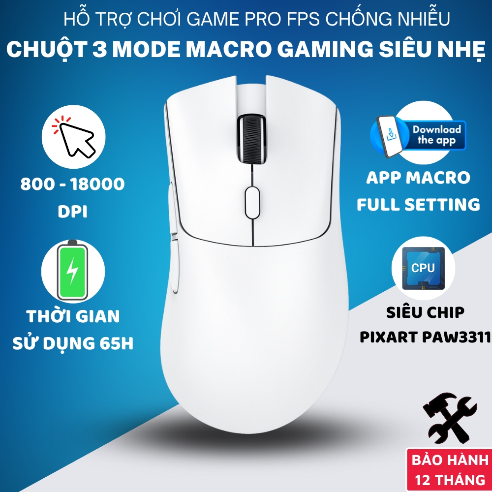 Các chế độ kết nối của Attack Shark R1