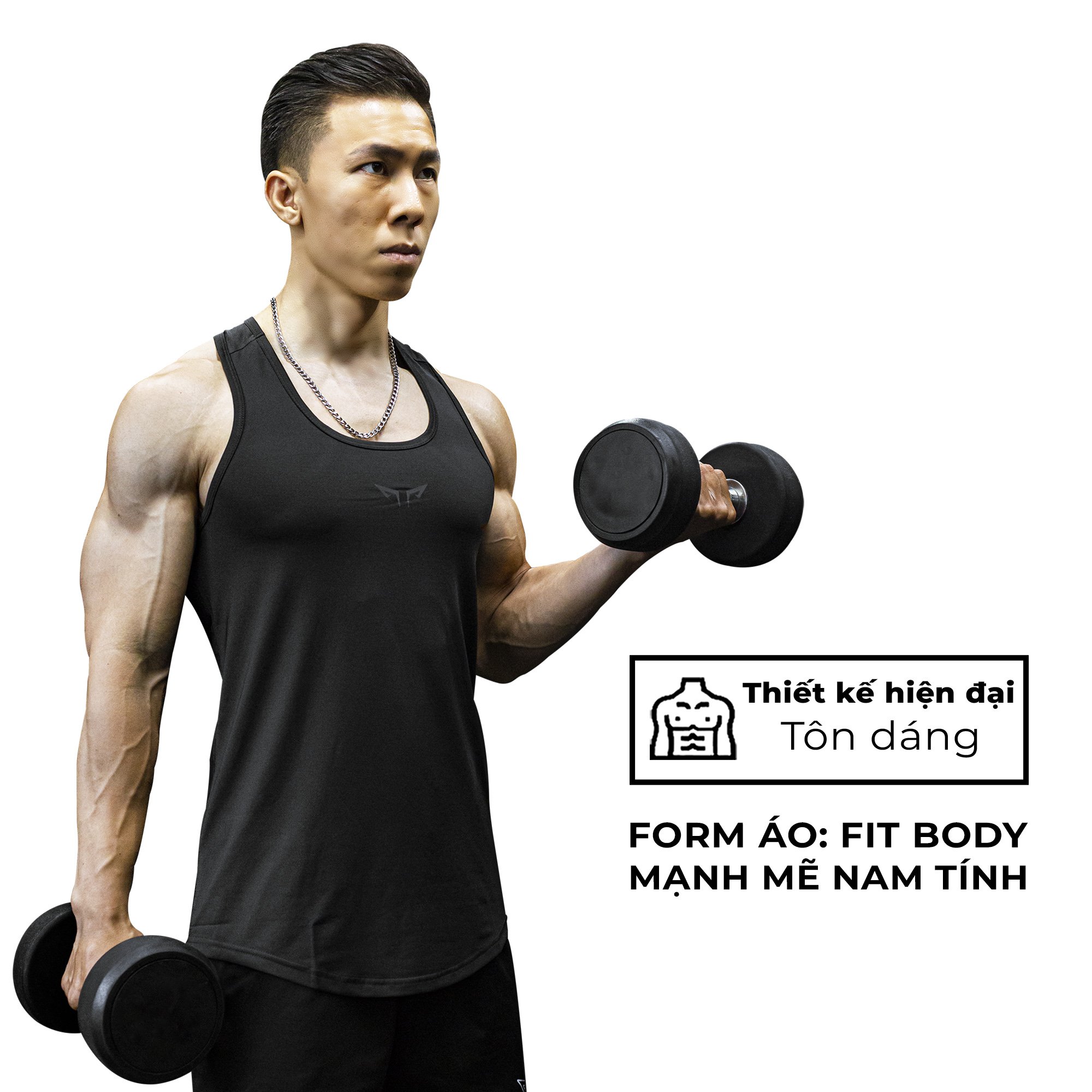 Thiết kế form áo tôn dáng Powerfit2