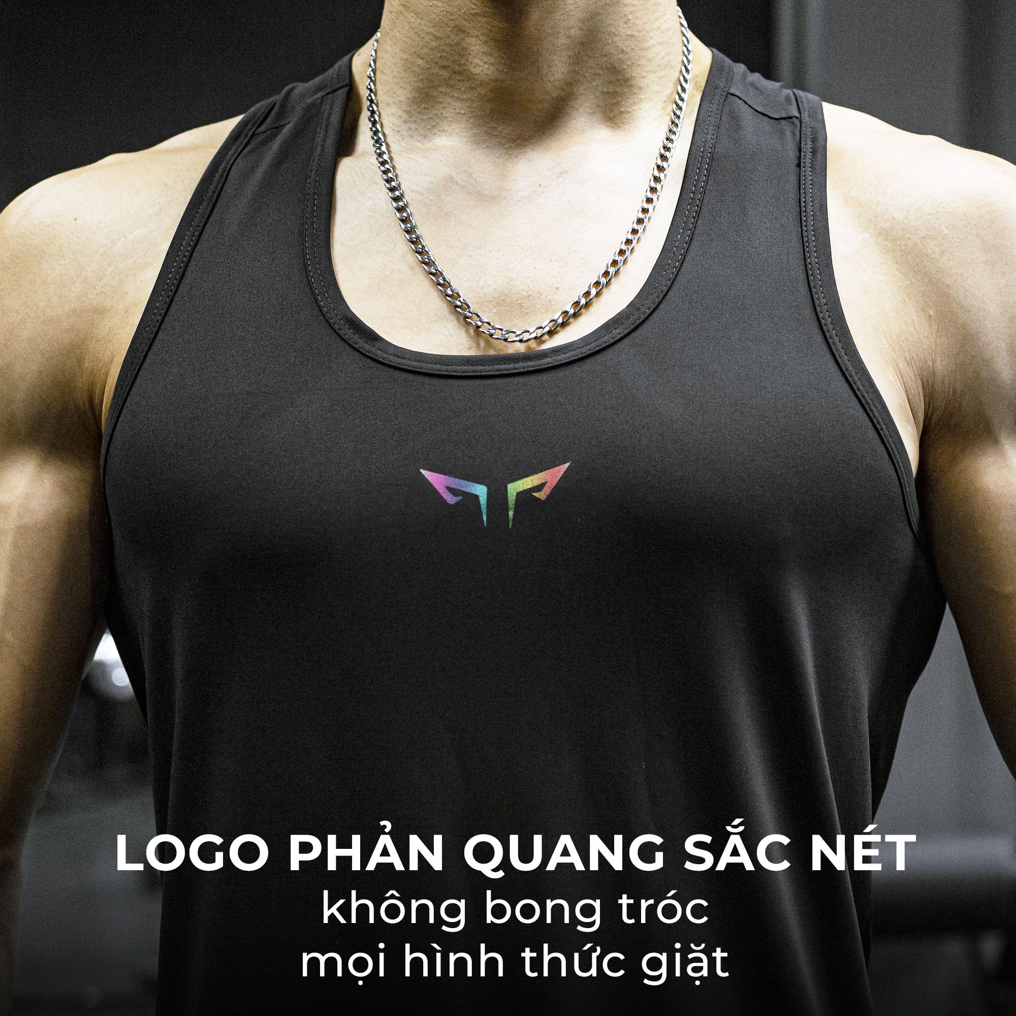 Logo phản quang 7 màu áo Powerfit2