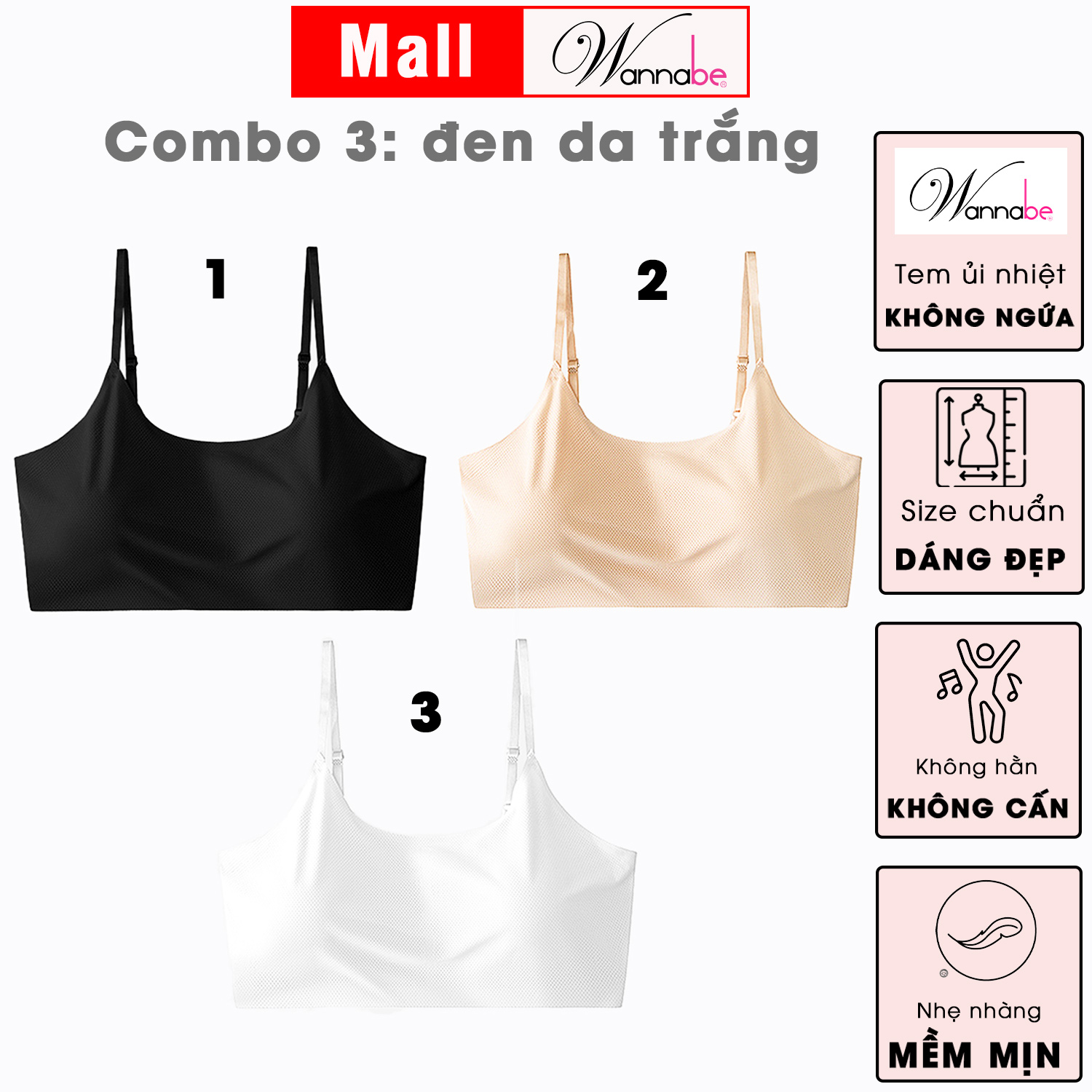 Chất liệu su mềm mịn áo lá WANNABE AL45S