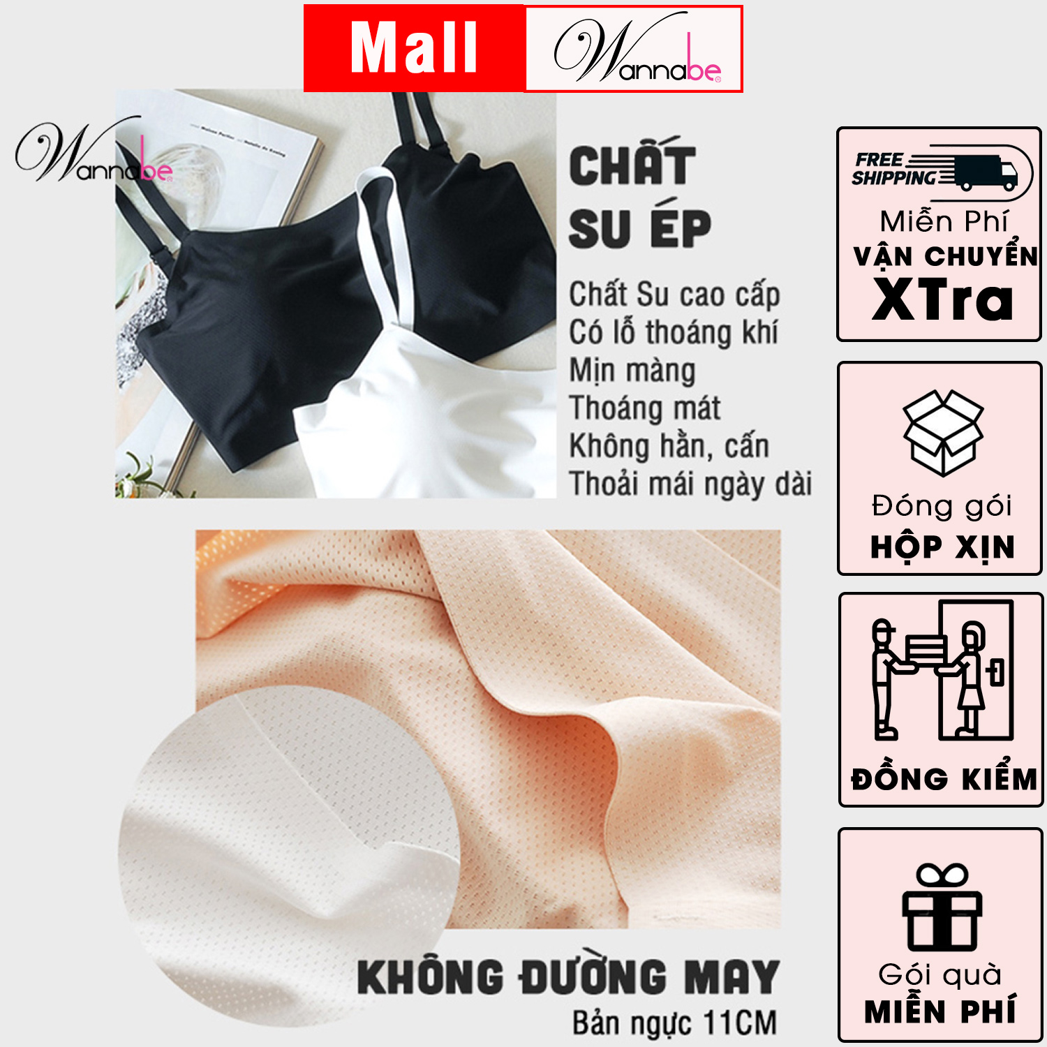 Ưu điểm áo ngực WANNABE AL45S