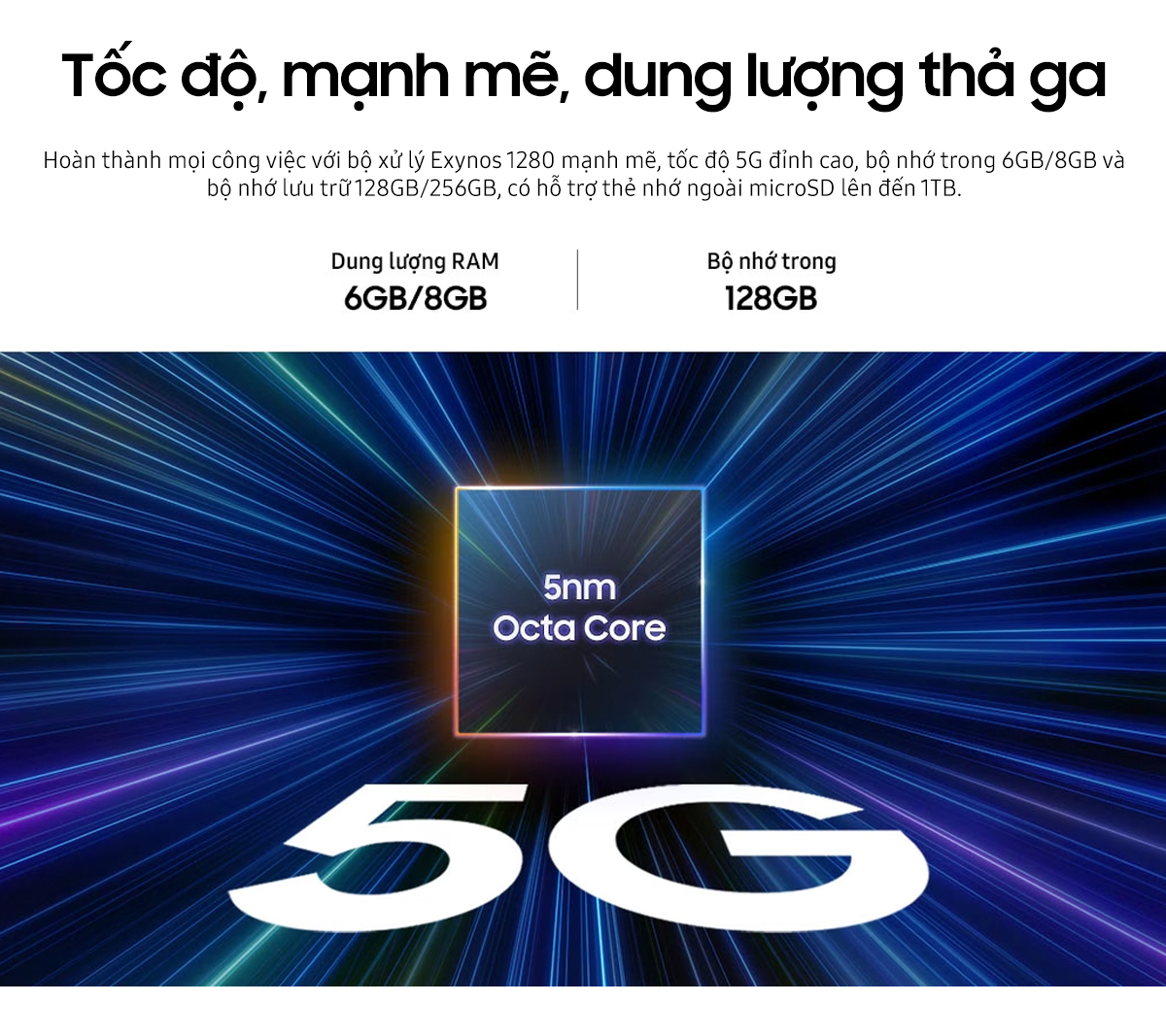 Mô tả Điện thoại Samsung Galaxy A25 5G 6GB/128GB - 7