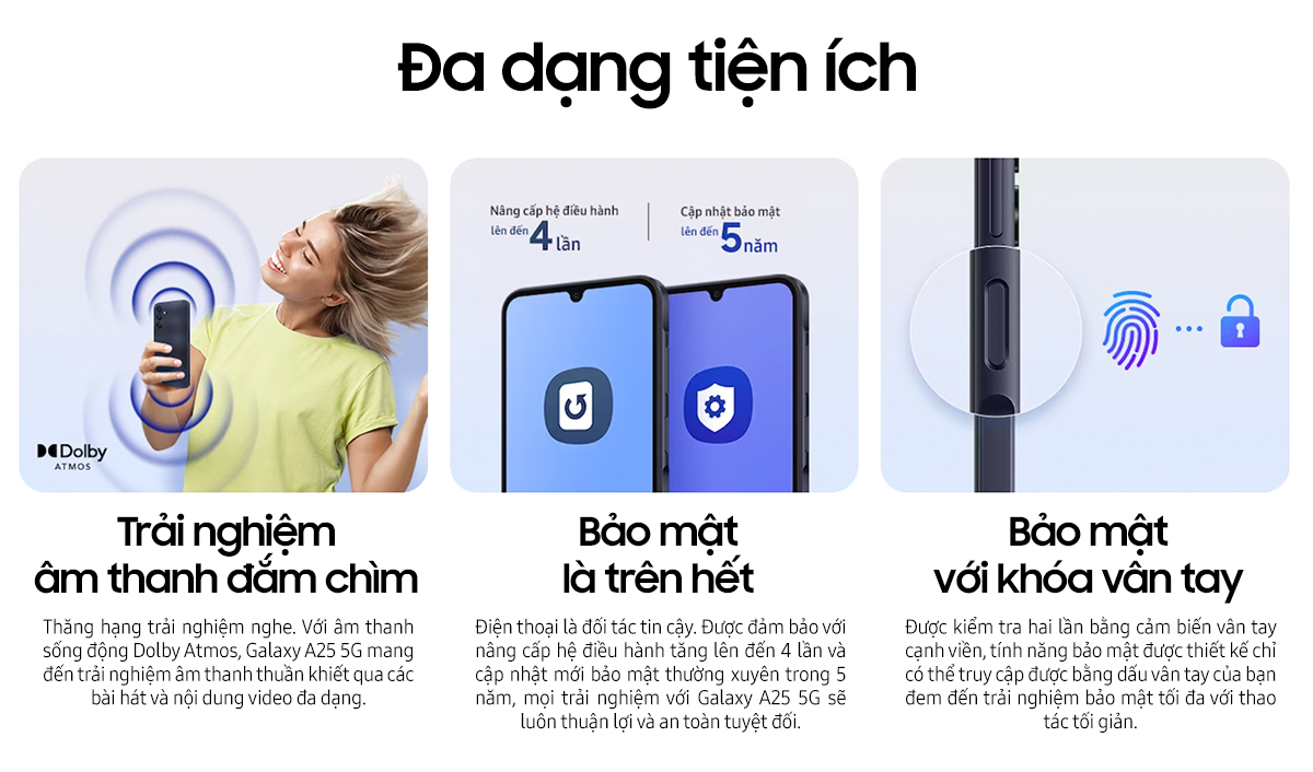 Mô tả Điện thoại Samsung Galaxy A25 5G 6GB/128GB - 9