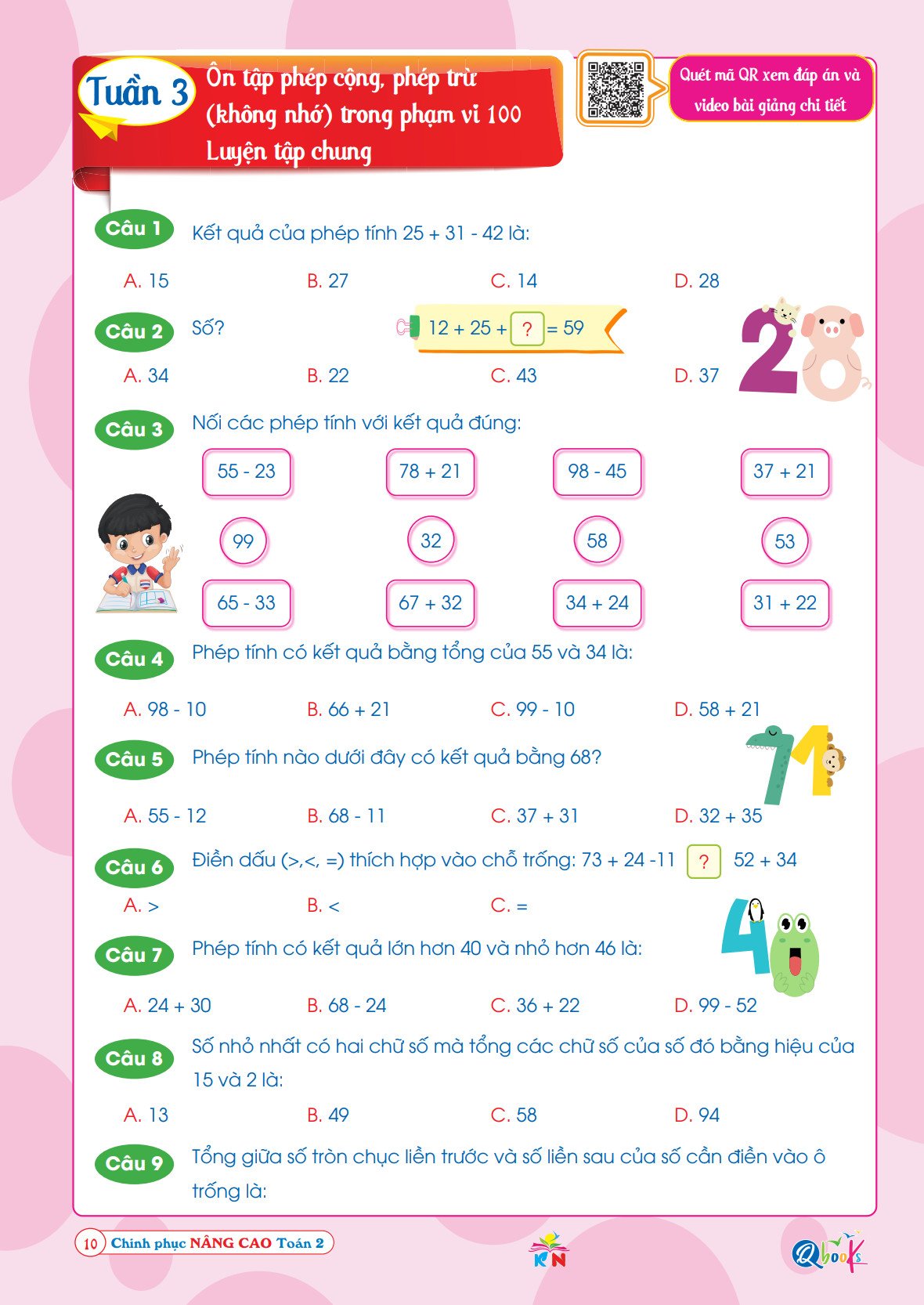 Mô tả Sách - Chinh Phục Nâng Cao Toán Lớp 2 - Kết Nối Tri Thức Với Cuộc Sống - Cả Năm - 4