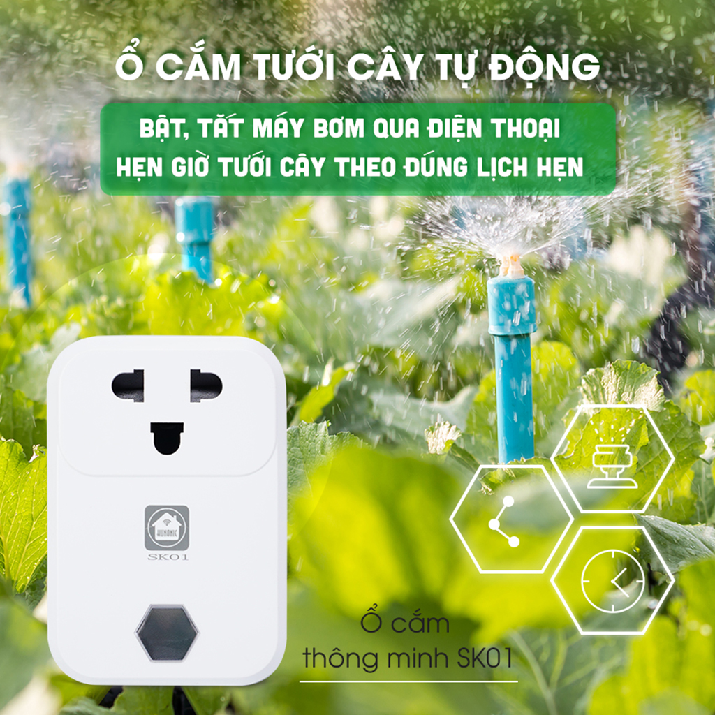 Ổ Cắm Wifi Hunonic SK01