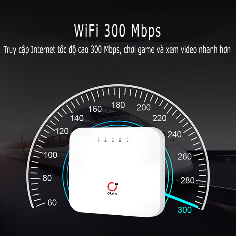 Bộ Phát Wifi Từ Sim 4G Chuyên Dụng HICO Olax Ax6 Pro 300Mb Hỗ Trợ Pin ...