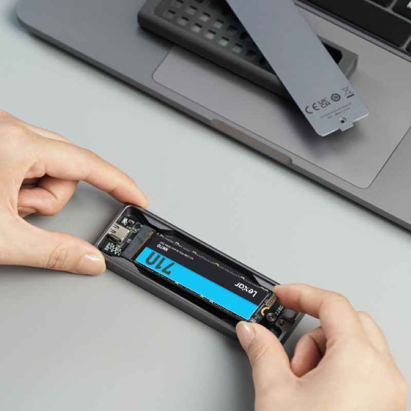 Box SSD Lexar E6 M.2 Enclosure hỗ trợ USB 3.2 Gen 2 M.2, Tốc độ cao ...