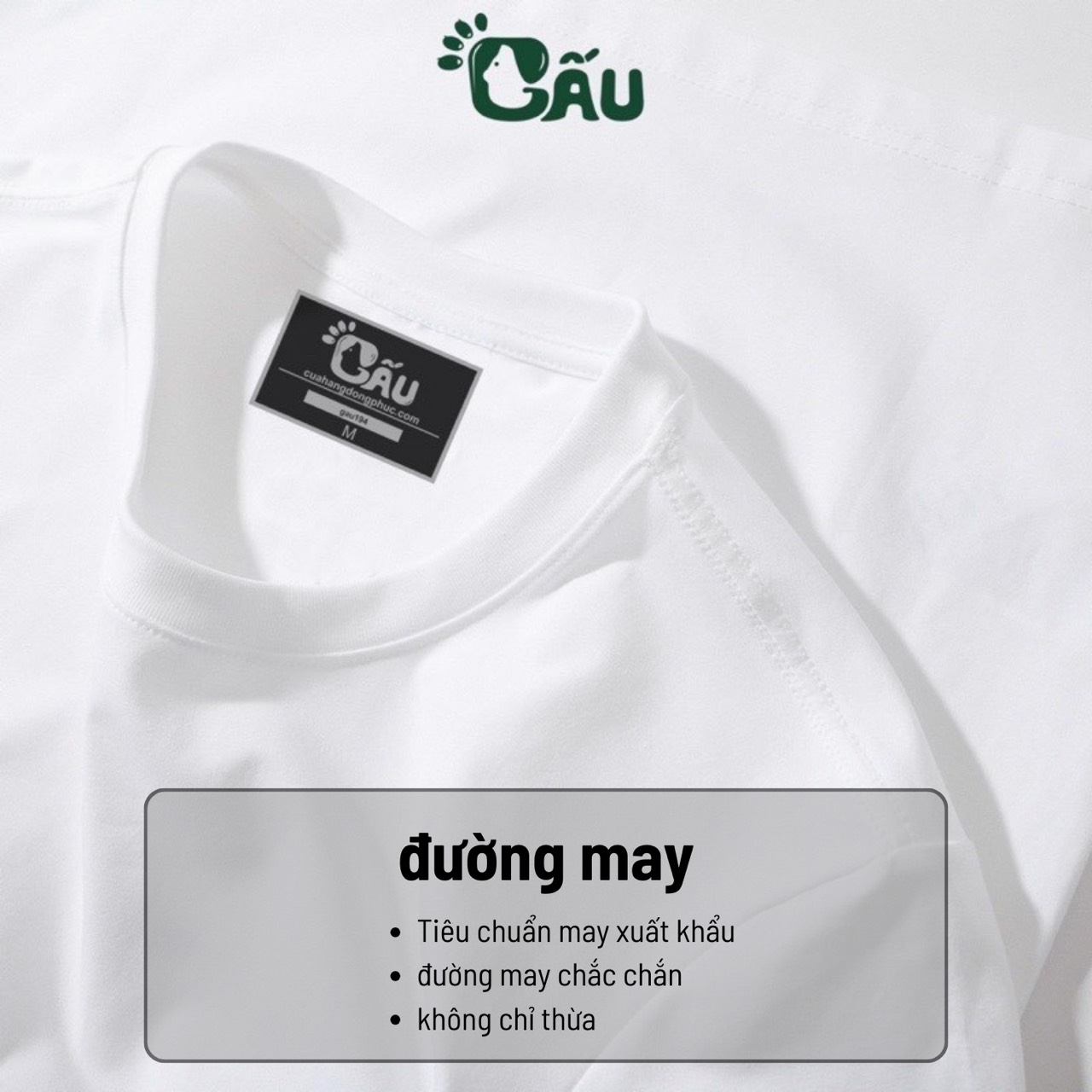 Form áo thun regular fit