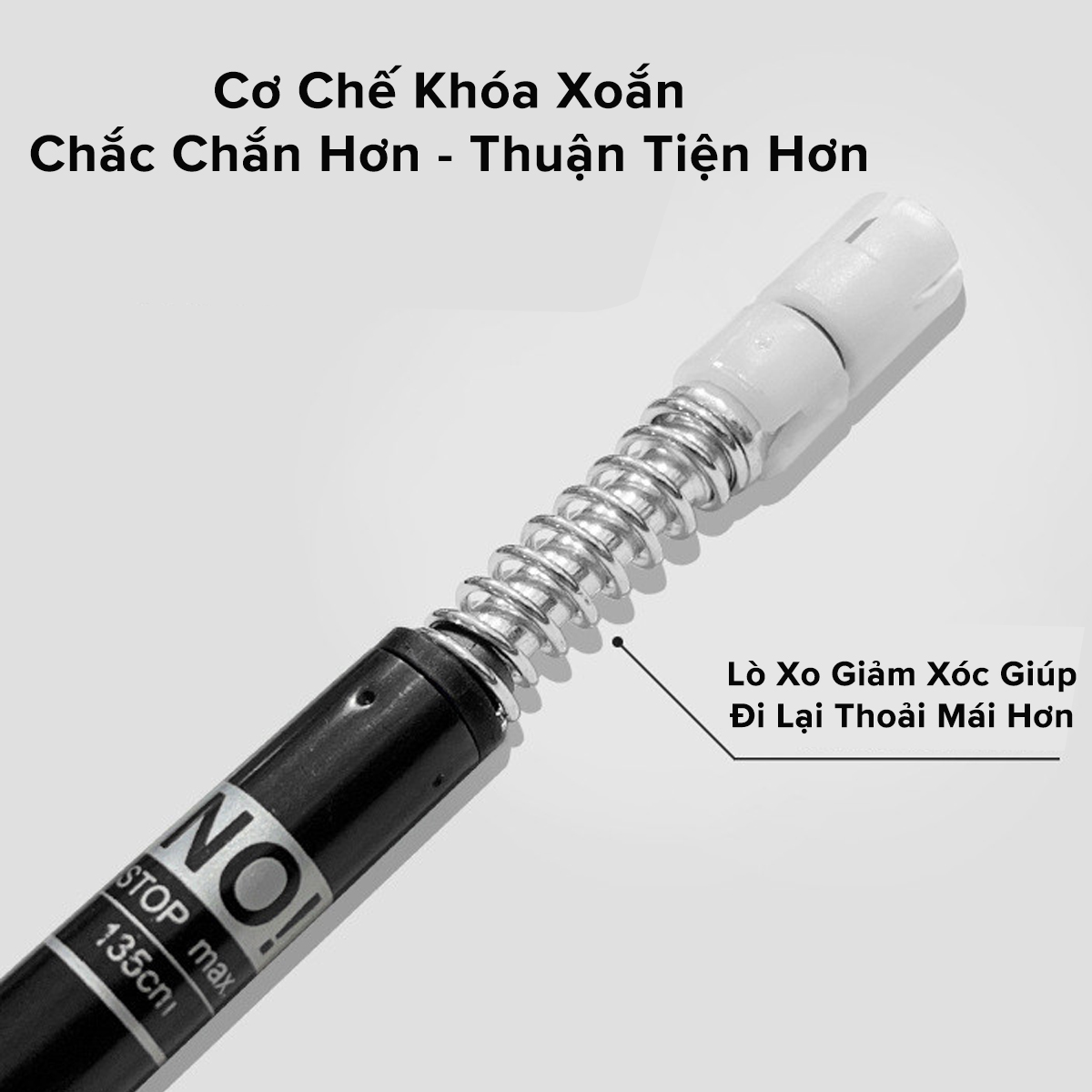 Mô tả Gậy Leo Núi, Gậy Trekking Từ 63 - 135cm Gậy Chạy Trail Gấp Gọn Đi Du Lịch, Phượt, Dã Ngoại, Chạy Chính Hãng Amalife - 5