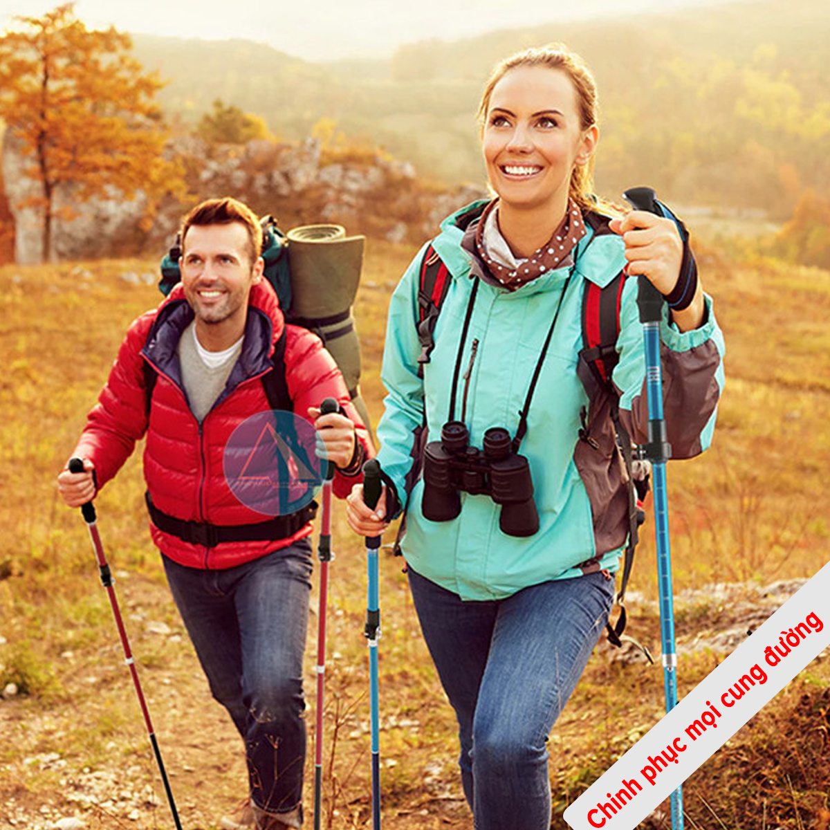 Mô tả Gậy Leo Núi, Gậy Trekking Từ 63 - 135cm Gậy Chạy Trail Gấp Gọn Đi Du Lịch, Phượt, Dã Ngoại, Chạy Chính Hãng Amalife - 9