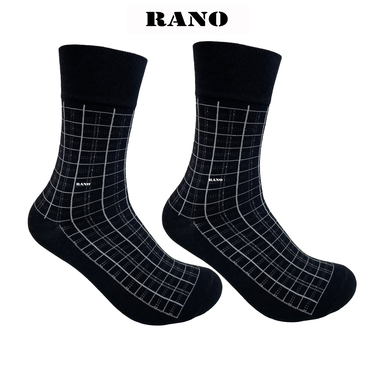 Mô tả Tất nam công sở đi giày tây RANO màu đen dài 20cm chất liệu cotton mềm mịn thoáng mát TAY20DENCARO - 5