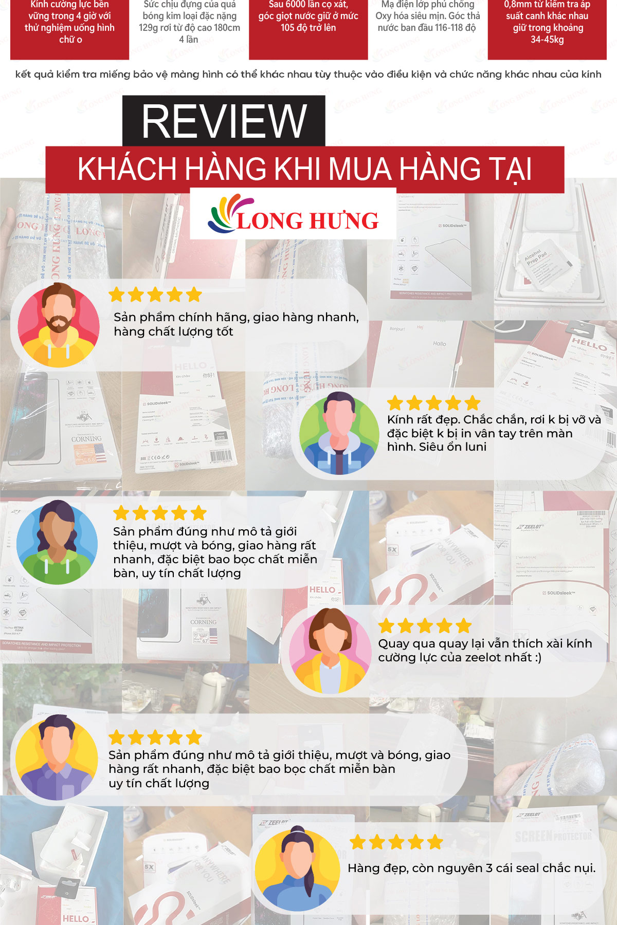 Mô tả Dán màn hình cường lực Full viền Zeelot dành cho iP 16 Pro Max/16 Pro/16 Plus/16/15/14/13/12/11 - Hàng chính hãng - 4