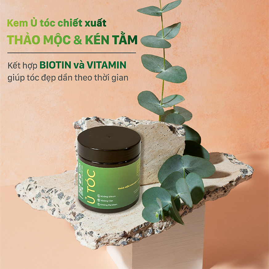 Mô tả Kem ủ tóc Vườn Thảo Mộc cao cấp phục hồi tóc siêu mềm,bóng mượt giảm gãy rụng size 200ml - 1
