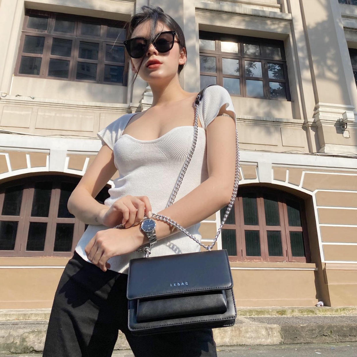 Mô tả Túi xách nữ LESAC Scarlet Bag (Version 2024) - 1