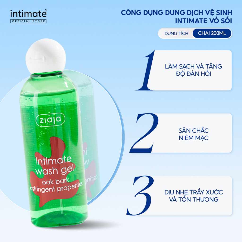 Mô tả Dung Dịch Vệ Sinh Phụ Nữ Intimate ZIAJA Mùi Thơm Dịu Nhẹ Giúp Làm Sạch, Khử Mùi Hôi 200ml Daily Beauty - 6