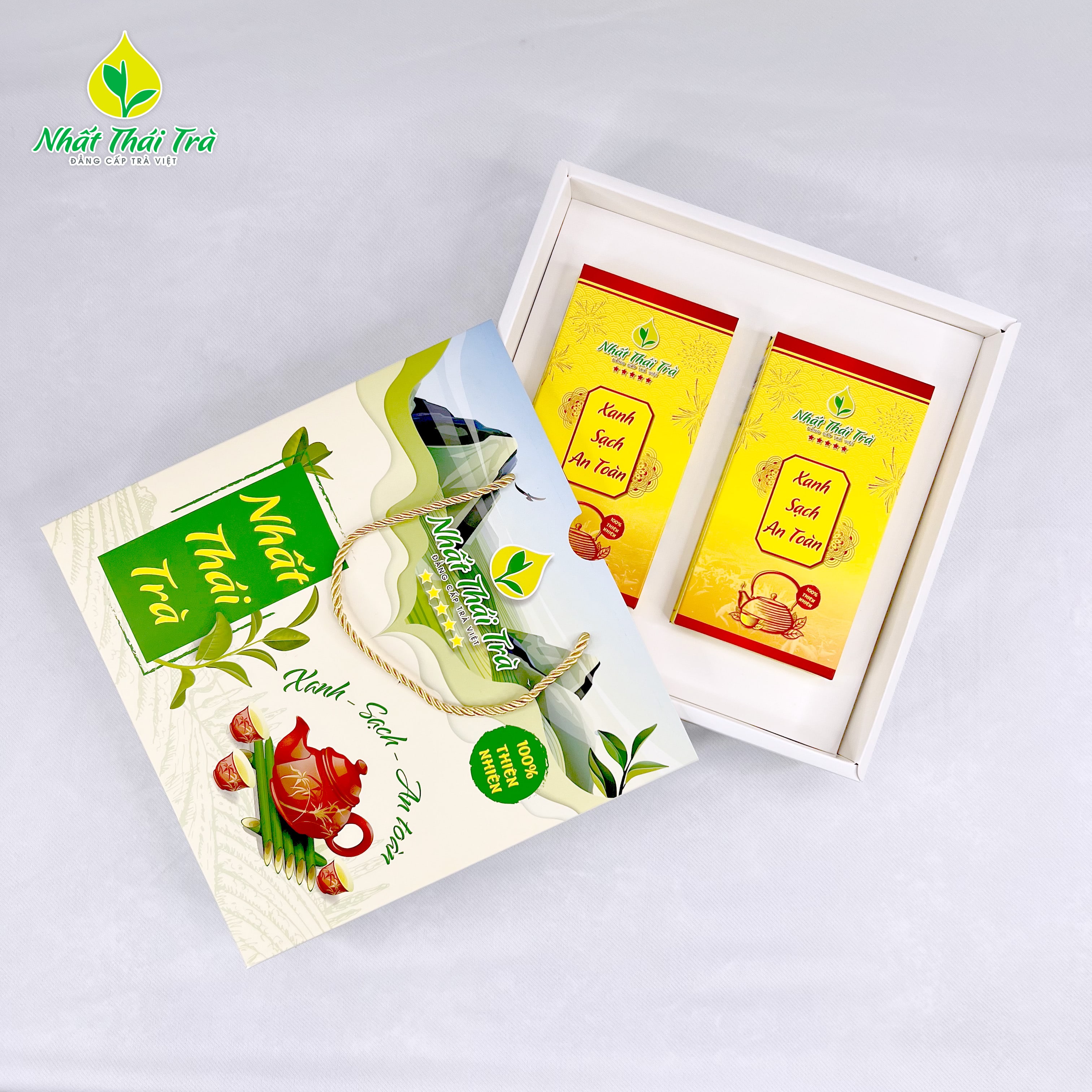 Mô tả Thái Nguyên Nhất Thái Trà mẫu quà biếu tặng đẹp 400gr H35.05 - 1