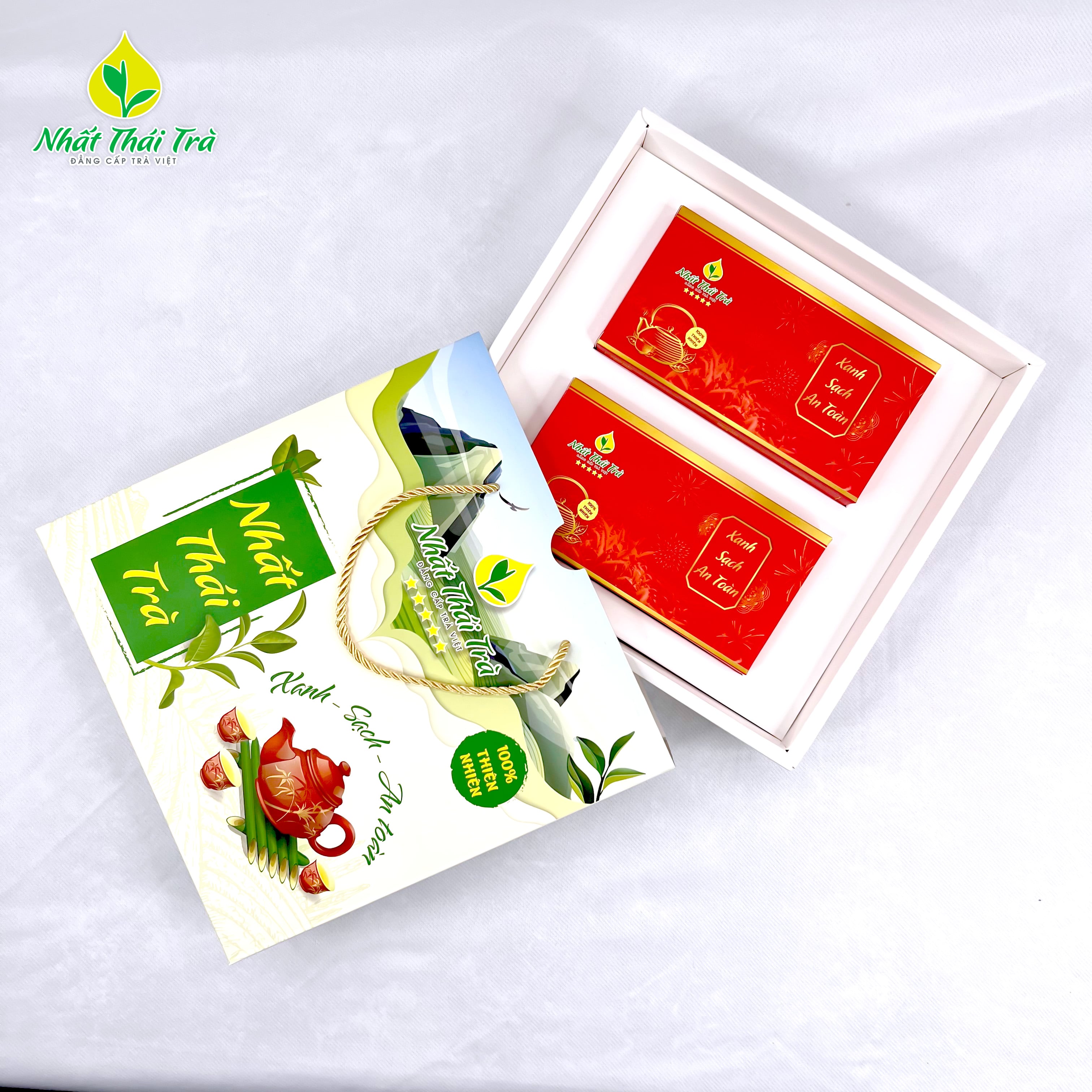 Mô tả Thái Nguyên Nhất Thái Trà mẫu quà biếu tặng đẹp 400gr H35.05 - 2