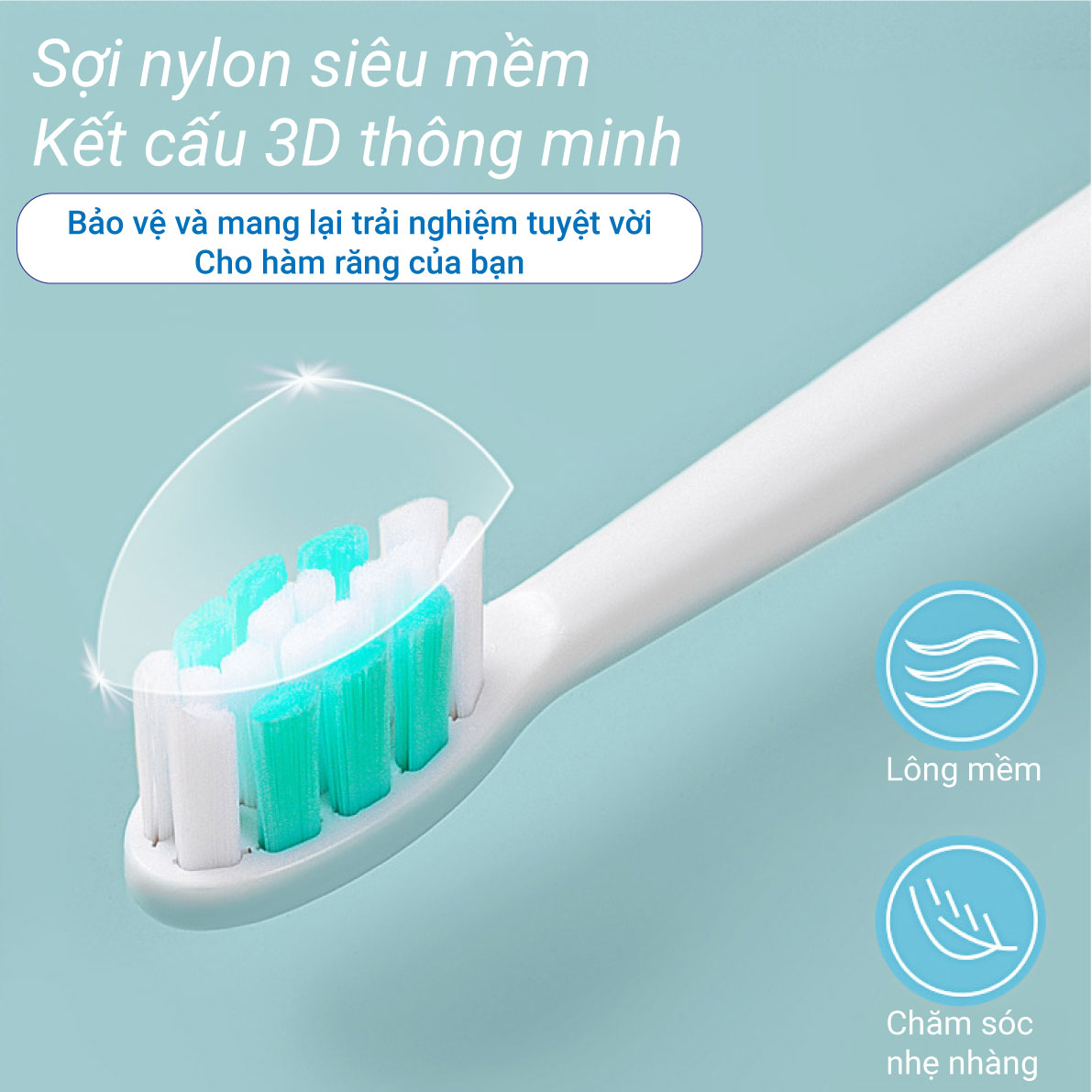 Mô tả Bàn chải điện lescolton đánh răng điện tử sạc USB IPX7 Chống nước công nghệ tấng suất rung cao lông chống chẻ rụng - 5