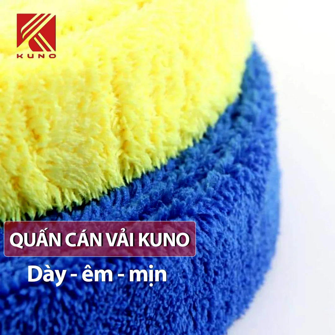 Mô tả Quấn cán vải KUNO quấn cán vợt cầu lông tennis, chất liệu vải thấm hút mồ hôi tốt chống trơn trượt, loại dài 10 mét - 3