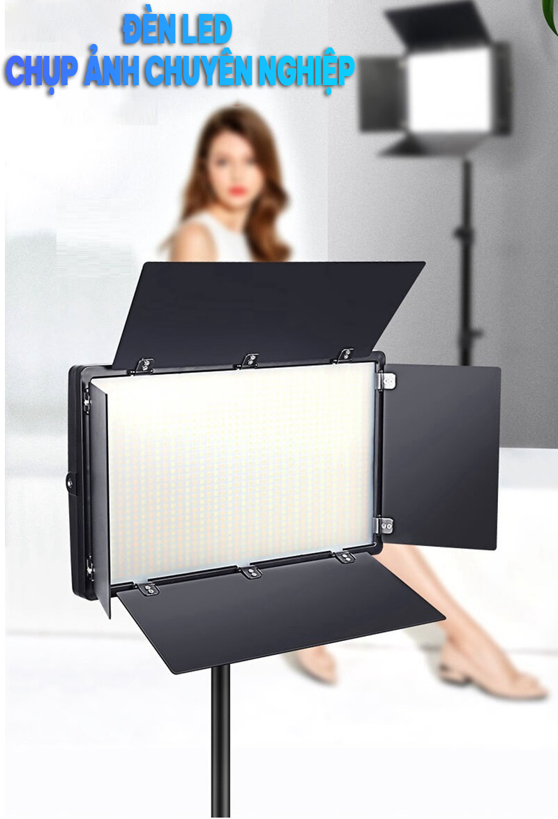 Đèn LED L600 L800 50W 3200k-5600k chuyên dụng chụp ảnh studio, lookbook ...