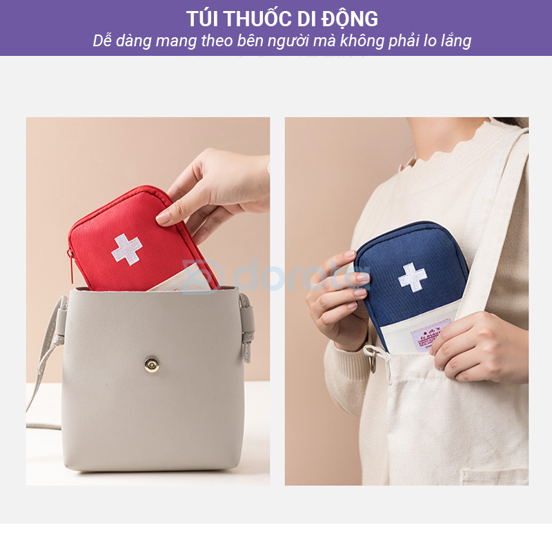 Mô tả Túi y tế đựng thuốc nhỏ gọn bỏ vali túi sách du lịch sử dụng trong gia đình OW - 3